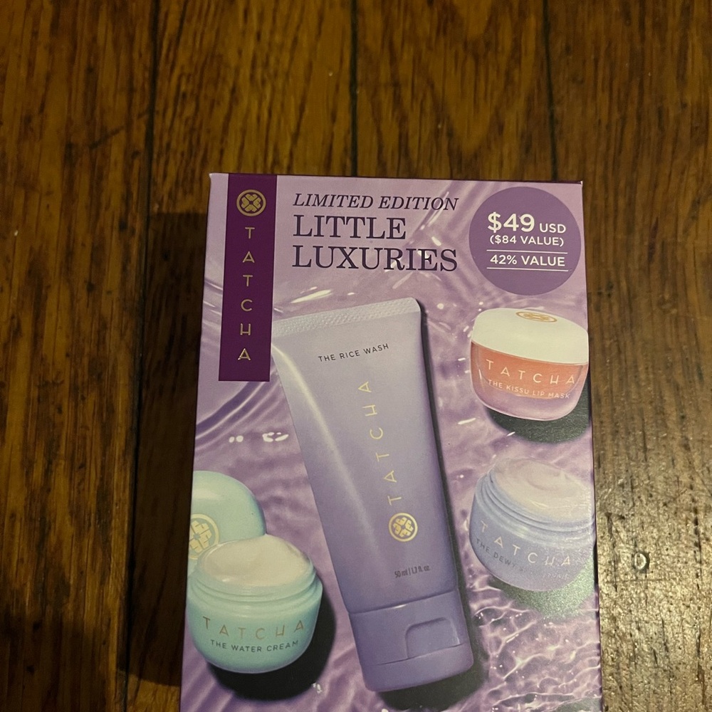 Tatcha Skincare Set - Purple and Pastel Hues